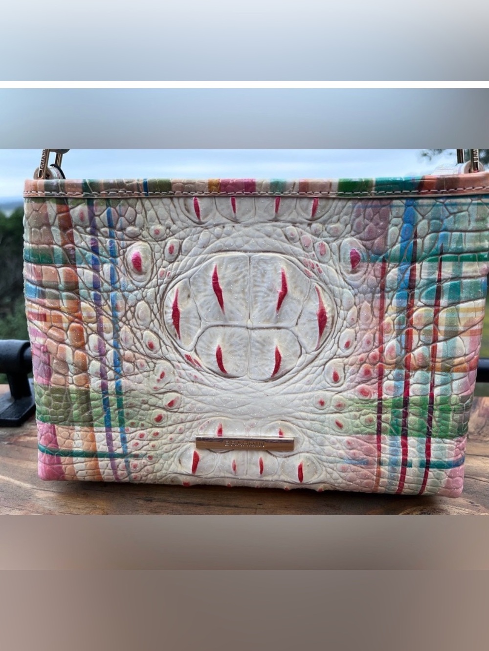 NWT Brahmin Lorelei SWEET TEA Ombre Melbourne Bag